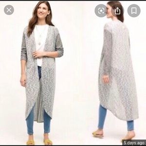 Anthropologie Ankle Duster Cardigan sweater XS